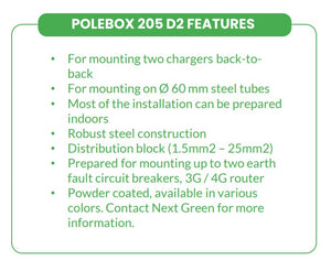 Next Green Polebox 205 D2