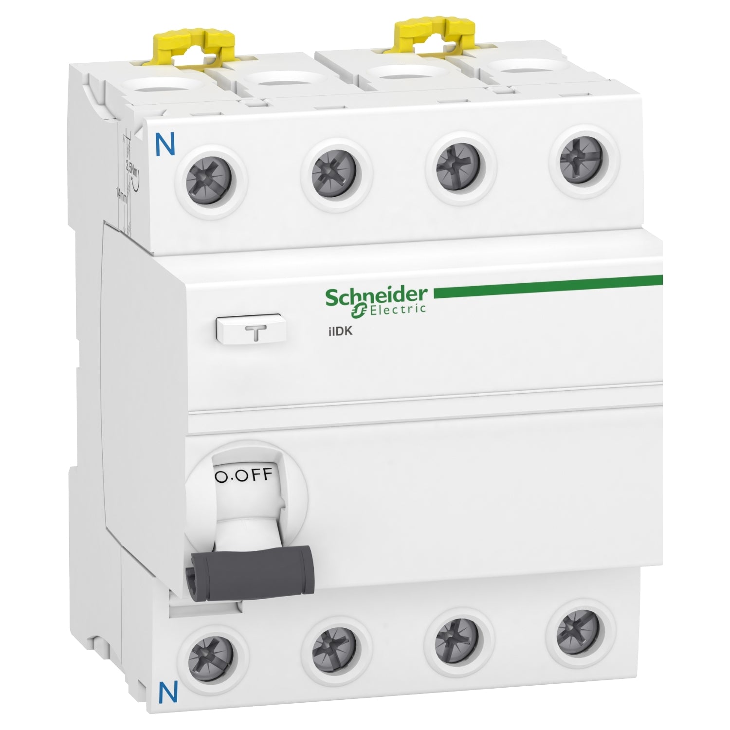 Schneider Vikavirtakytkin, 3P+N, 40A, 30mA, A-tyyppi