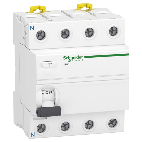 Schneider Vikavirtakytkin, 3P+N, 40A, 30mA, A-tyyppi